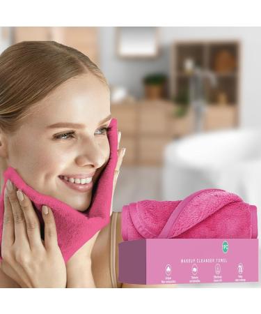 Makeup Remover Cloths - Gentle Face Cleaning Cloths Makeup Remover Tool Light Weight Face Cleansing Cloth for Removing Foundation Mascara - Buy Online on GoSupps.com