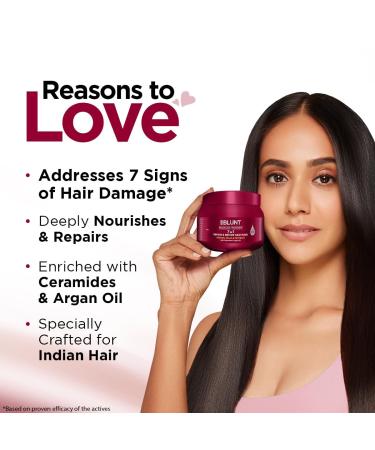 BB_LUNT 7 in 1 Repair & Revive Hair Mask - 250g | 100% Damage Repair | 7 Signs of Hair Damage | Enriched with Ceramides & Argan Oil | International Shipping Available - Buy Online on GoSupps.com