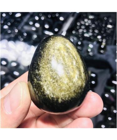 Crystal Natural Gold Obsidian Stones Eyes Play with Ornaments 4-5cm 1pc - Buy Online on GoSupps.com