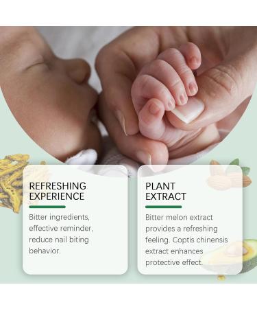 Stop nail biting nail biting prevention for children and adults stop biting nails for children and adults anti nail polish for children fingernail prevention - Buy Online on GoSupps.com