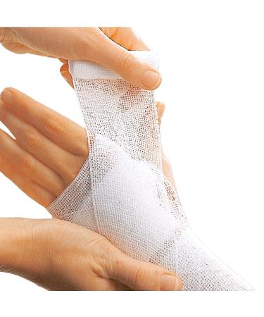 Lohmann & Rauscher-58415 Mollelast  Conforming Open-Weave Gauze Bandage  4cm x 4m  White  Box of 20 Rolls