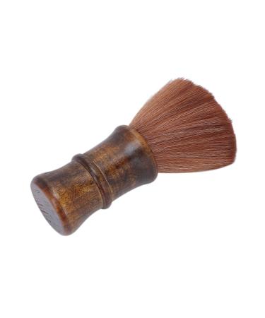 Neck Face Duster Composite Wood Face Cleaning Duster Brush Can Quickly Sweep Away Broken Hair and Dust on Your Body for Studio for Shop for Life for Home