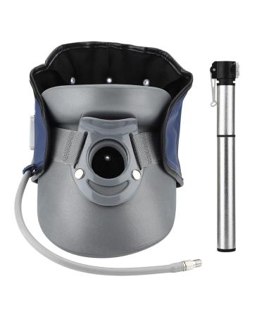 Neck Traction Devices - Neck And Shoulder Relaxer | Cervical Neck Traction Device | Air Pump Neck Stretcher | Inflatable Neck Stretching Device | Adjustable Neck Traction Devices Posture Corrector