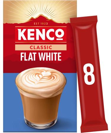Kenco Lot de 5 sachets de caf instantan blanc plat S 8 x 14 8 g (lot de 5 total 40 sachets 592 g) Blanc plat 118.4 g (Lot de 5) - Buy Online on GoSupps.com