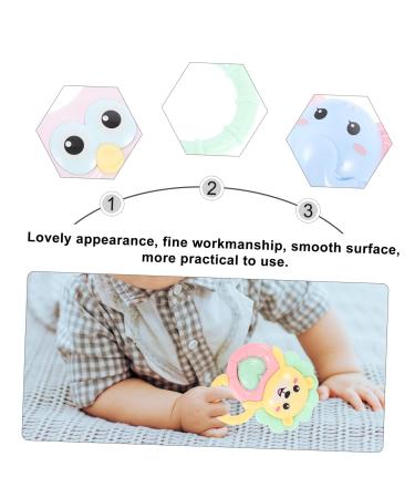 Ifundom 30 Pcs Self-Calming Bite Ring Toys for Babies - Safe & Fun ABS Baby Rattles for Soothing and Playtime - Buy Online on GoSupps.com