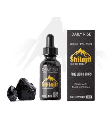 Shilajit Resin Himalayan Liquid Drops 30 Gram Equivalent | Natural Source of Fulvic Acid & Mineral Oral Drops | 200 Servings | UK Lab Certified | 30ml