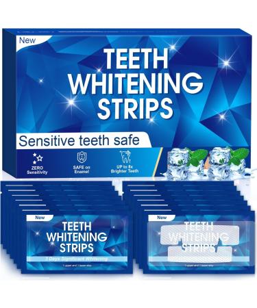 Teeth Whitening Strips Teeth Whitening: Enamel Safe Whitening Strip Non-Sensitive Teeth Whitening Strips for Teeth Sensitive White Strips for Teeth Whitening 14 Packs 28Pcs (14 Day Treatment) Mint