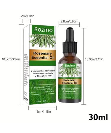 Rosemary Hair Oil for Hair Growth | Natural Essential Oil for Hair Skin Eyebrows Eyelashes & Beard - Hamil - Buy Online on GoSupps.com