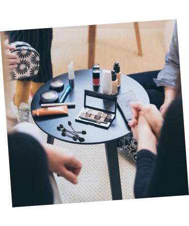 Beatifufu 100pcs Eye Shadow Stick Eye Makeup Tools Eyeshadow Cosmetic Eyeliner Brush Rubber Cotton 7.5x0.5cm Black - Buy Online on GoSupps.com