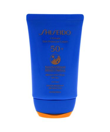 Shiseido Ultimate Sun Protector Cream SPF 50 Unisex Sunscreen 2 oz - Broad Spectrum UVA/UVB Protection - Buy Online on GoSupps.com