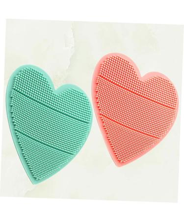 TOYANDONA 2pcs Scalp Scrubber Shower Hair Brush & Massager Set - Silicone Baby Head Brush for Cradle Shampoo - Green 9*8cm - Buy Online on GoSupps.com