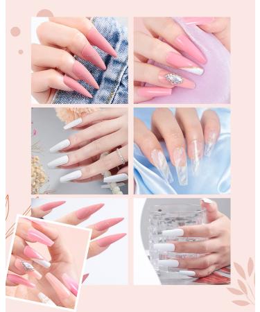 Phoenixy Poly Nail Gel Kit - 9 Colors Extension Builder Top Base Coat Manicure Starter Set for Women - Buy Online on GoSupps.com