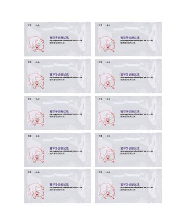 10Pcs Pig Pregnancy Test Strip  Early Pregnant Detection Testing Tool Sow Pregnancy Test Kit Pig Pregnancy Testing Sheet Livestock Supply