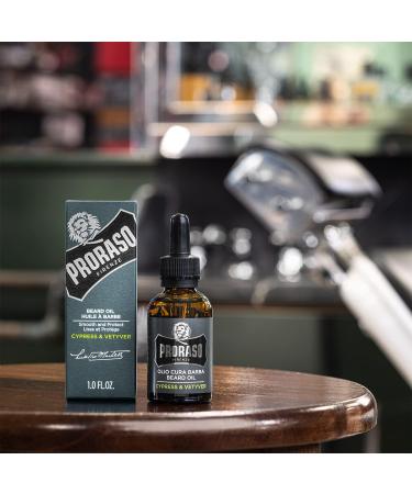 Proraso Beard Oil Cypress & Vetyver 30ml - Scented Beard Softener for Men - Buy Online on GoSupps.com
