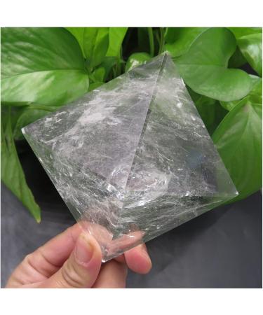 88 * 88 * 57mm Large Rock Clear Quartz Crystal Pyramid Handmade Pyramid Reiki Home Decoration Fengshui Stone Crystal Reiki - Buy Online on GoSupps.com