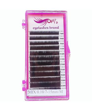 Shop OM's 100% Silk Eyelash Extensions - Premium Quality 11mm M Curl (0.10) - International Shipping Available - Buy Online on GoSupps.com