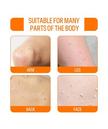Freeorr Orange Exfoliating Gel for Face and Body Deep Clean Pores Remove Blackheads Exfoliating Moisturizing Facial Scrub Exfoliator Natural Orange Peeling Gel for All Types Skin-2 PCS - Buy Online on GoSupps.com