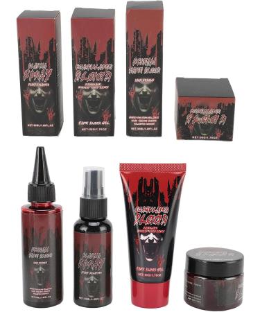  FILFEEL 4-piece makeup kit with spray-on coagulated gel for cosplay costumes pranks washable safe and with special effects. - Buy Online on GoSupps.com
