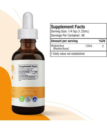 Active Rhodiola Root Extract - Natural Rosavins Liquid Supplement for Energy & Stress Relief | International Shipping Available - Buy Online on GoSupps.com