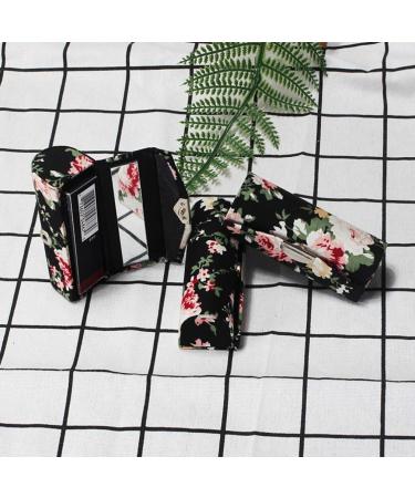 Lurrose Lipstick Case with Mirror - 4-Piece Makeup Organizer for Women | Travel Cosmetic Storage Bags - Buy Online on GoSupps.com