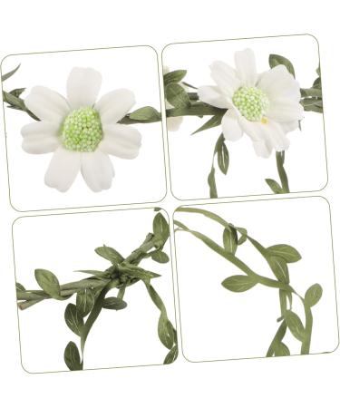 Didiseaon bridal hair accessories daisy garland flower crowns fairy crowns for women flower headband leaf crowns for women headband for women Straw artificial flower bride decorations - Buy Online on GoSupps.com