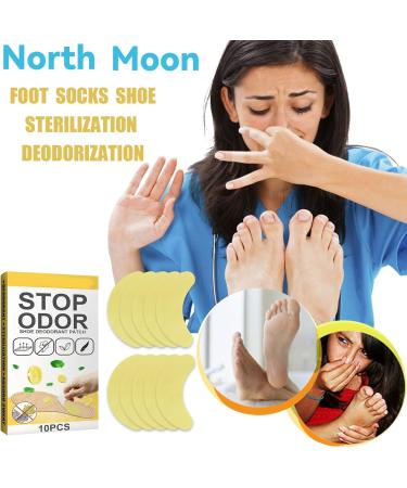 Shoes Deodorant Stickers - 10 Piece Set for Fresh Smell & Odor Removal | Eliminate Bacteria Stench with Insole Stickers - Buy Online on GoSupps.com