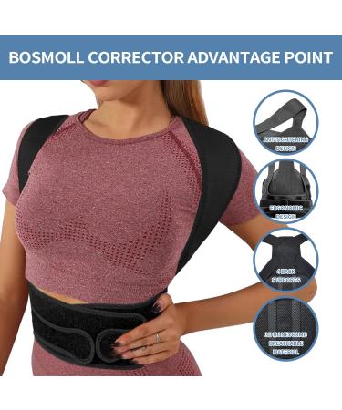 Back Brace Posture Corrector for Men & Women | Lumbar Support for Pain Relief | Scoliosis & Hunchback Aid | Improve Posture (Large - Buy Online on GoSupps.com