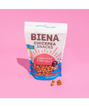 BIENA Chickpea Snacks Himalayan Pink Salt 12oz - Gluten Free, Vegan, Dairy Free & Plant-Based Protein - Buy Online on GoSupps.com