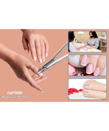 AFTREN Cuticle Nippers Cuticle Scissors J2 Steel Cuticle Nippers Extra Fine Silver - Buy Online on GoSupps.com
