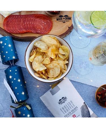 Ultimate Snacks Gift Set - Biltong, Chorizo Thins, Baron Bigod Cheese & Onion, Gentleman's Relish, Malt Vinegar & Sea Salt, Dorset Sea Salt, English Truffle Crisps | 7 Flavours - Buy Online on GoSupps.com