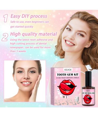 Premium Tooth Jewelry Kit - Complete Tooth Gem Set with Glue | Enhance Your Smile with Tartar Jewelry - Buy Online on GoSupps.com