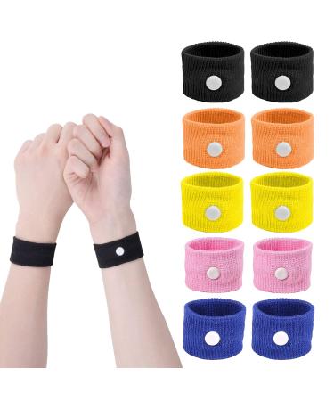 5 pairs of anti -travel sickness ligaments acupressure bracelet against nausea ligaments travel sickness bracelets anti -nausea for Wrist band without side effects ideal for adults and children