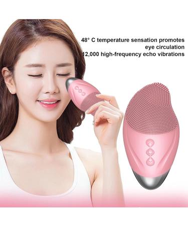 Streysisl Facial Cleansing Brush Face Washer Face Brush Cleanser Soft Silicone Face Washer Rechargeable Waterproof Vibrating Simple Skin Care Devices for Pink - Buy Online on GoSupps.com
