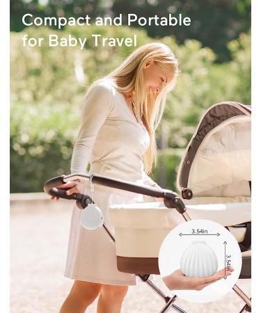 Momcozy Portable Sound Machine | Little Shell White Noise with Crying Detection | 10 Soothing Sounds & Night Light | USB Rechargeable | For Travel & On-The-Go Use | Baby, Kids, Adults Sleeping - Buy Online on GoSupps.com