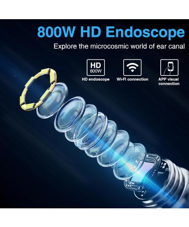 Smart Ear Wax Removal Tool - HD Camera Ear Cleaner with Light | Best Ear Scope for Easy Wax Removal - Buy Online on GoSupps.com