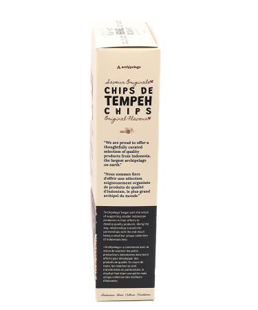 Archipelago Tempeh Chips Original - 140g | Healthy Chips | No-MSG - Buy Online on GoSupps.com