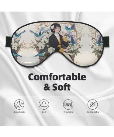 Buy SSIMOO Gardenia Flowers Eye Mask - Ultra-Soft Light-Blocking for Comfort & Restful Sleep - International Shipping Available - Buy Online on GoSupps.com