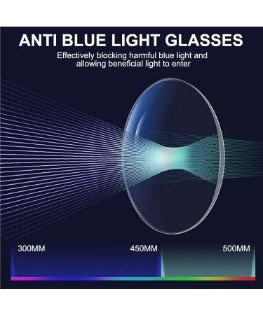 Raykce 3PCS Blue Light Filter Glasses for Men & Women - Blue Light Blocking Computer & Gaming Glasses - Eye Protection & Fatigue Relief in 3 Colors - Buy Online on GoSupps.com