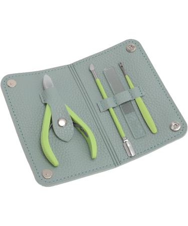 Nail Clipper Set Portable Nail Scissors Grooming Kit Stainless Steel Multifunctional Manicure Tool Set for Home Shop Travel (Green) - Buy Online on GoSupps.com