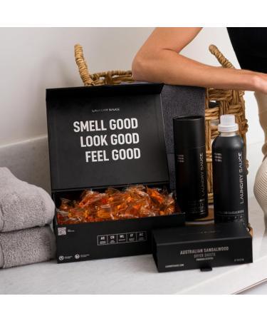 Buy Laundry Sauce Signature Bundle - Australian Sandalwood Scented Laundry Pods Softener & Dryer Sheets | Luxury Fragrance Essential Oils International Shipping - Buy Online on GoSupps.com