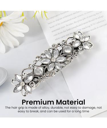 maxtachi Handmade Flower Rhinestone Hair Pins Wedding Hair Clip for Women Bride Wedding Hair Accessories for Women Bridal Wedding Party Gift - Buy Online on GoSupps.com