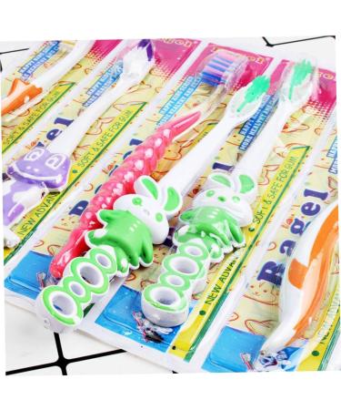 12pcs Soft Fur Rabbit Toddler Toothbrush Set | Gentle Cleaning for Little Ones | International Shipping Available - Buy Online on GoSupps.com