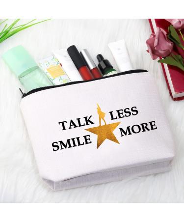 Buy Hamilton Music Cosmetic Bag - 'My Thoughts Have Been Replaced by Hamilton Lyrics' - Talk Less Smile More - International Shipping Available - Buy Online on GoSupps.com