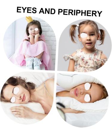 minkissy 18 Pairs Eye Patch Blindfolds for Adults Kids Eye Mask Self-Adhesive Eye Pads Light Blocking Eye Cover Eye Mask for Kids Body Child White Dressing Aldult Non-Woven Fabric - Buy Online on GoSupps.com