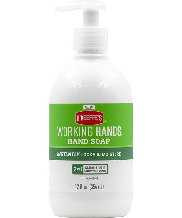 O'Keeffe's Working Hands Moisturizing Hand Soap 12 oz Pump - Unscented 2 Pack - Buy Online on GoSupps.com