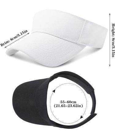 Fuyamp Solar Shield Caps - Unisex Adjustable Breathable Hats for Golf Baseball Tennis Cycling & Running | 2 Pack - Buy Online on GoSupps.com