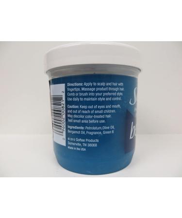 Softee Bergamot Hair Dressing Blue 5 Ounce - Nourishing Hair Product - Buy Online on GoSupps.com