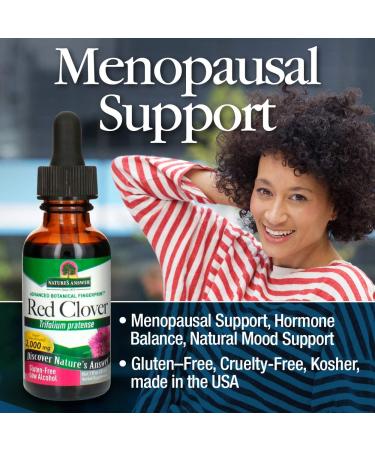 Nature's Answer Red Clover Flowering Tops - 1 oz | Natural Mood Support & Hormone Balance for Women - Buy Online on GoSupps.com