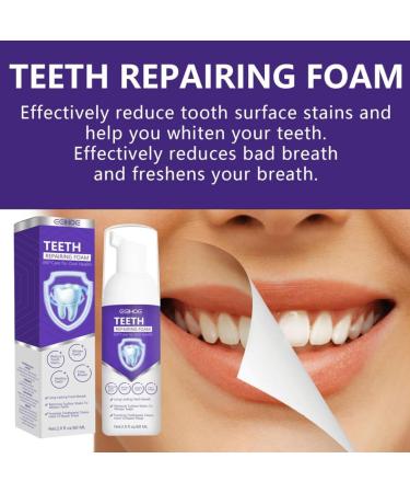Teeth Repair Foam & Whitening Mousse | Pain-Sensitive Relief Fresh Breath Deep Clean | FOAM TOTASE - Stronger Teeth & Healthier Gums - Buy Online on GoSupps.com
