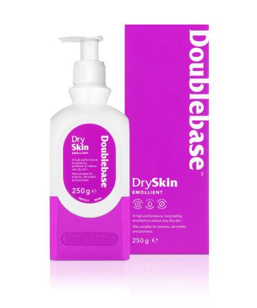 Doublebase Dry Skin Emollient. Clinically Proven Moisturiser for Eczema Psoriasis and Dermatitis Treatment. Body Cream for Dry Skin Relief 250g Pump Pack 250 g (Pack of 1)
